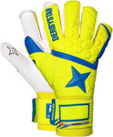 Rękawice bramkarskie Derbystar Primus I żółto-niebieskie 2530