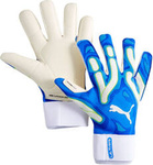 Rękawice bramkarskie Puma Ultra Ultimate Hybrid Sun niebieskie 41858 02