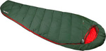 Śpiwór turystyczny mumia High Peak Pak 1000 Eco wymiary 220x80x50 cm 