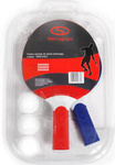 Zestaw 2 x rakietka do tenisa stołowego ping ponga + 3 piłeczki SMJ 15PR151023 Outdoor