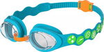 Dziecięce okularki pływackie Speedo SEA SQUAD SPOT Gog IU/JU azure blue/fluo green/fluo orange/clear
