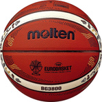 Piłka do koszykówki Molten EUROBASKET 2025 replika B7G3800‑E5Z treningowa FIBA Approved rozmiar 7