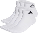 Skarpety adidas Cushioned Sportswear Ankle Socks 6 Pairs białe HT3442