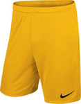 Spodenki dla dzieci Nike Park II Knit Short NB JUNIOR żółty 725988 739