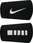 Frotki na nadgarstek Nike Elite Doublewide Wristbans 2 szt. czarno-biała N1006700010OS