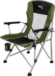 Krzesło fotel turystyczne plażowe składane Nils Camp NC3701 zielone