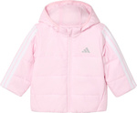 Kurtka dla dzieci adidas Essentials 3-Stripes różowa JW2442