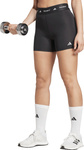 Spodenki damskie adidas TechFit Short czarne IT2275