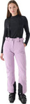 Spodnie narciarskie damskie 4F F0754 jasny fiolet 4FWAW24TFTRF0754 52S