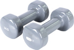 Hantle hantelki winylowe ciężarki do ćwiczeń Profit szare 2x3 kg