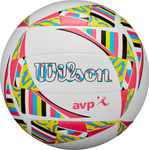 Piłka siatkowa Wilson Avp Movement VB New biało-różowo-żółta WV4008001XBOF