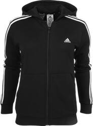 Bluza dla dzieci adidas Essentials 3-Stripes Hoodie czarna GQ8900