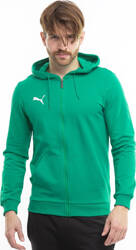 Bluza męska Puma Team Goal Casuals Hooded zielona 658595 05