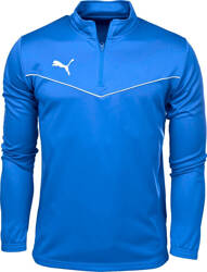 Bluza męska Puma teamRISE 1 4 Zip Top niebieska 657394 02