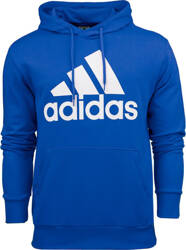 Bluza męska adidas Essentials French Terry Big Logo Hoodie niebieska IC9366