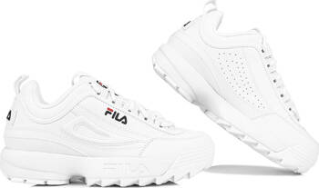 Buty damskie sneakersy Fila Disruptor białe 1010302 1FG