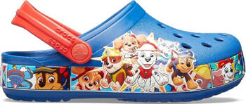 Chodaki sandały klapki Crocs dla dzieci Fl Paw Patrol Band Clog niebieskie 205509 4GX