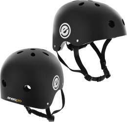 Kask na rower rolki hulajnogę deskorolkę Enero skate katana czarny rozmiar M