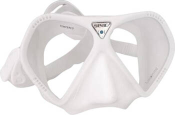 Maska do nurkowania Seac Fusion MD 7-14 lat biała 0750005W