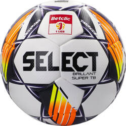 Piłka nożna Select Brillant Super TB 5 Betclic 1 Liga Fifa Quality Pro v24 biało-fioletowa 18693