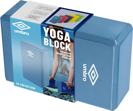 Blok kostka do ćwiczeń joga pilates fitness Umbro  niebieski 