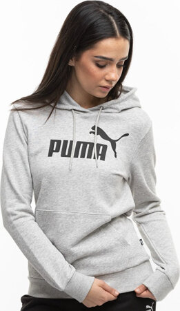 Bluza damska Puma ESS Logo Hoodie TR szara 586791 04