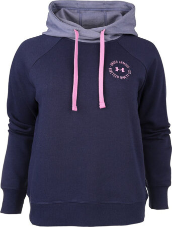 Bluza damska Under Armour Rival Fleece CB Hoodie granatowa 1373031 410