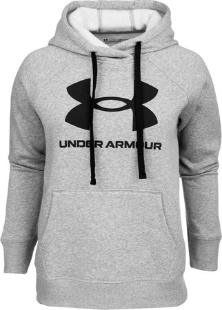 Bluza damska Under Armour Rival Fleece Logo Hoodie szara 1356318 035