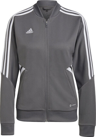 Bluza damska adidas Condivo 22 Track Jacket Full Zip szaro-biała HD2280