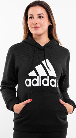 Bluza damska adidas Essentials Big Logo Regular Fleece czarna HZ2984