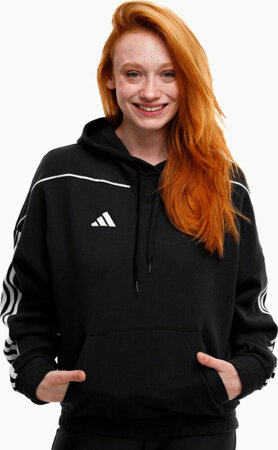 Bluza damska adidas Tiro 23 League Sweat Hoodie czarna HS3603