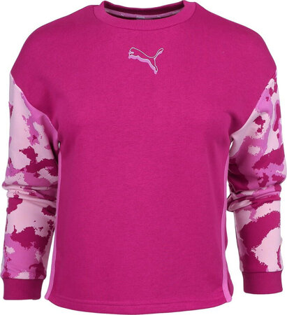 Bluza dla dzieci Puma Alpha Crew TR różowa 846941 14