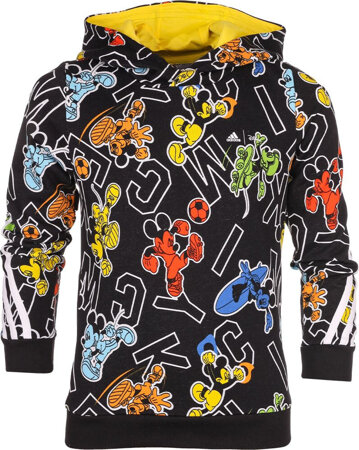 Bluza dla dzieci adidas Disney Mickey Mouse czarno-kolorowa HK4695