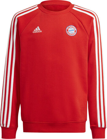 Bluza dla dzieci adidas FC Bayern Crew czerwona HF1353