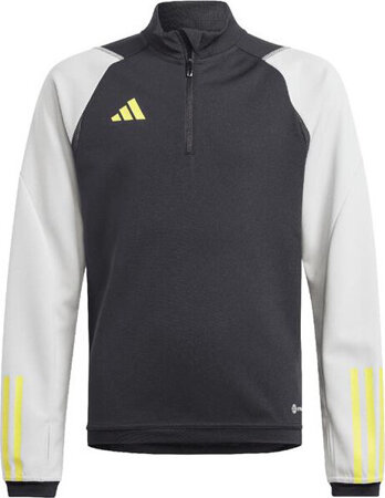 Bluza dla dzieci adidas Tiro 23 Competition Training Top czarno-szara HU1312