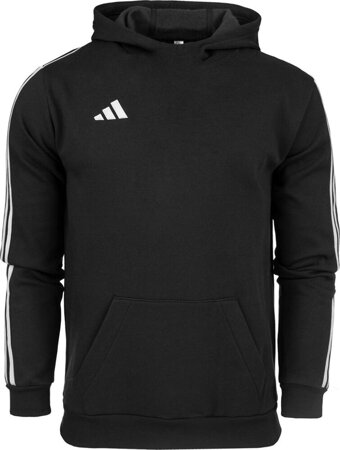 Bluza dla dzieci adidas Tiro 23 League Sweat Hoodie czarno-biała HS3606