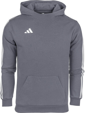 Bluza dla dzieci adidas Tiro 23 League Sweat Hoodie szara HZ3016