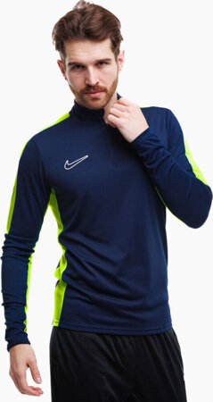 Bluza męska Nike DF Academy 23 SS Drill granatowo-zielona DR1352 452