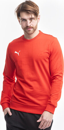 Bluza męska Puma Team Goal Casuals Crew Neck Sweat czerwona 658592 01