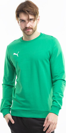 Bluza męska Puma Team Goal Casuals Crew Neck Sweat zielona 658592 05