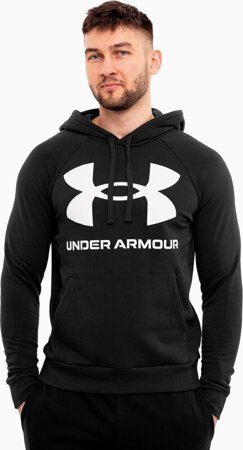 Bluza męska Under Armour Rival Fleece Big Logo HD czarna 1357093 001