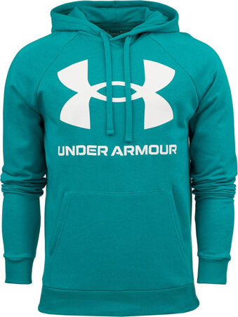 Bluza męska Under Armour Rival Fleece Big Logo HD zielona 1357093 722