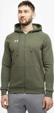 Bluza męska Under Armour Rival Fleece FZ Hoodie khaki 1379767 390