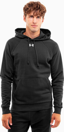 Bluza męska Under Armour Rival Fleece Hoodie czarna 1379757 001