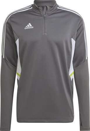 Bluza męska adidas Condivo 22 Training 1/2 zip szaro-biała HD2312