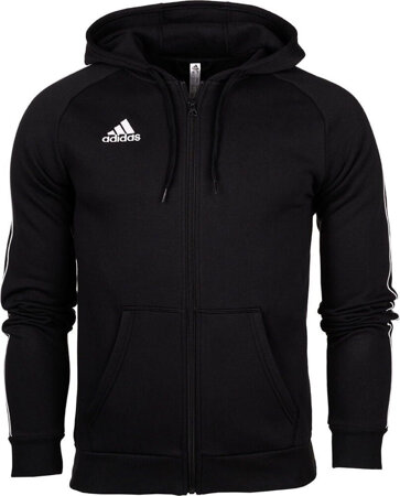 Bluza męska adidas Core 18 FZ Hoody czarna FT8068