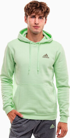 Bluza męska adidas Essentials Fleece Hoodie zielona IN0327