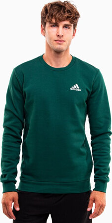 Bluza męska adidas Essentials Fleece zielona IJ8893