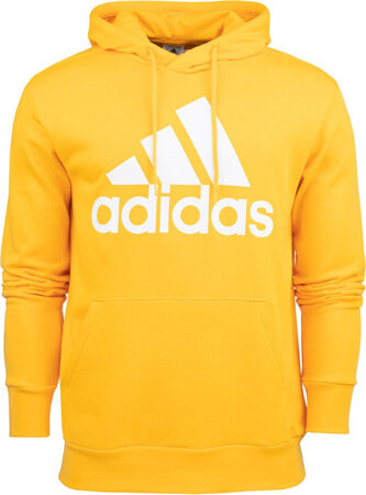 Bluza męska adidas Essentials French Terry Big Logo Hoodie żółta IC9834