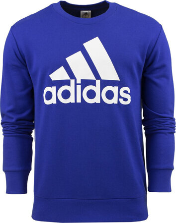 Bluza męska adidas Essentials French Terry Big Logo niebieska IC9325